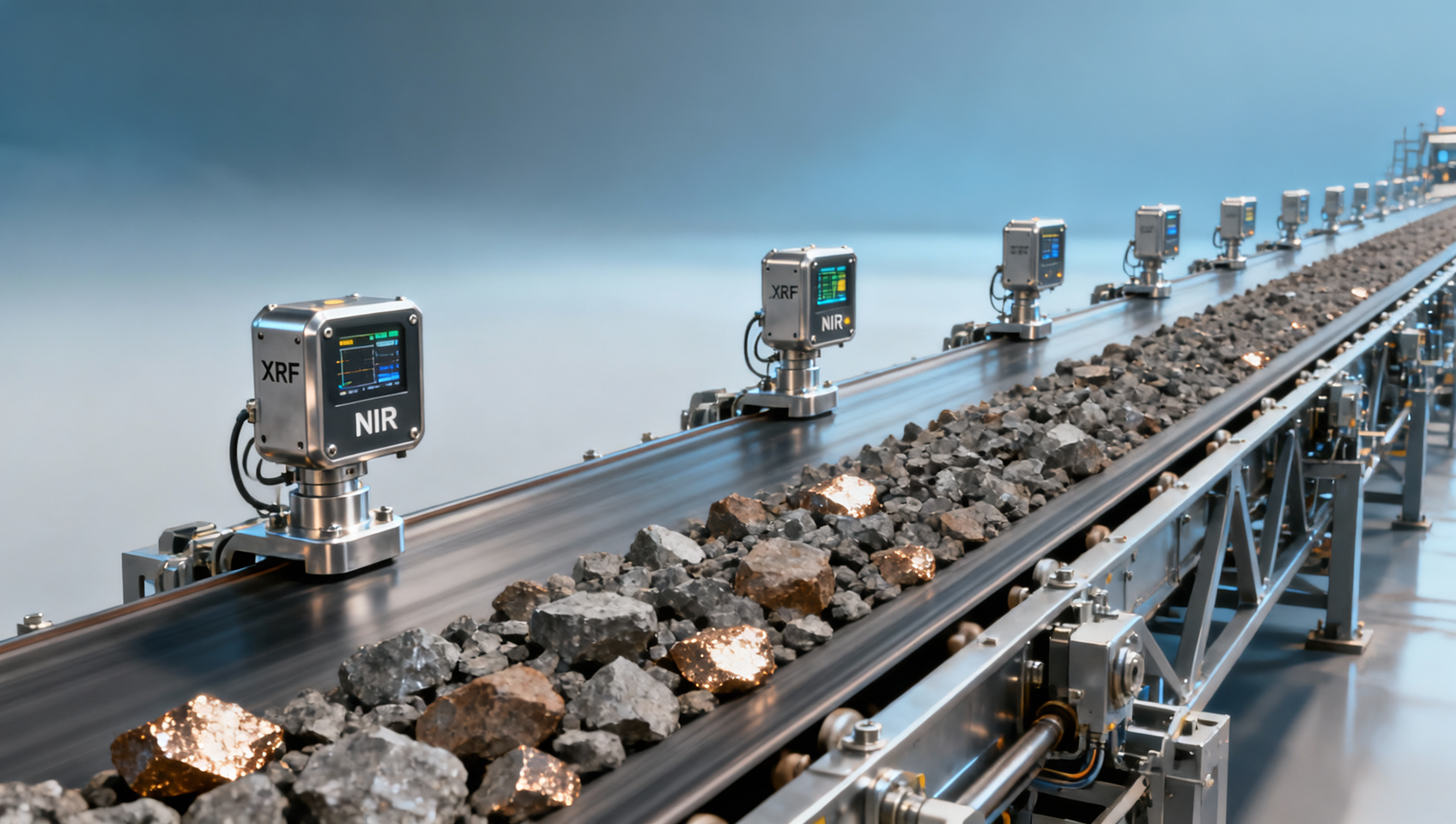 Eco innovation in mining: Can sensor-embedded conveyor belts detect ore-grade shifts early enough?