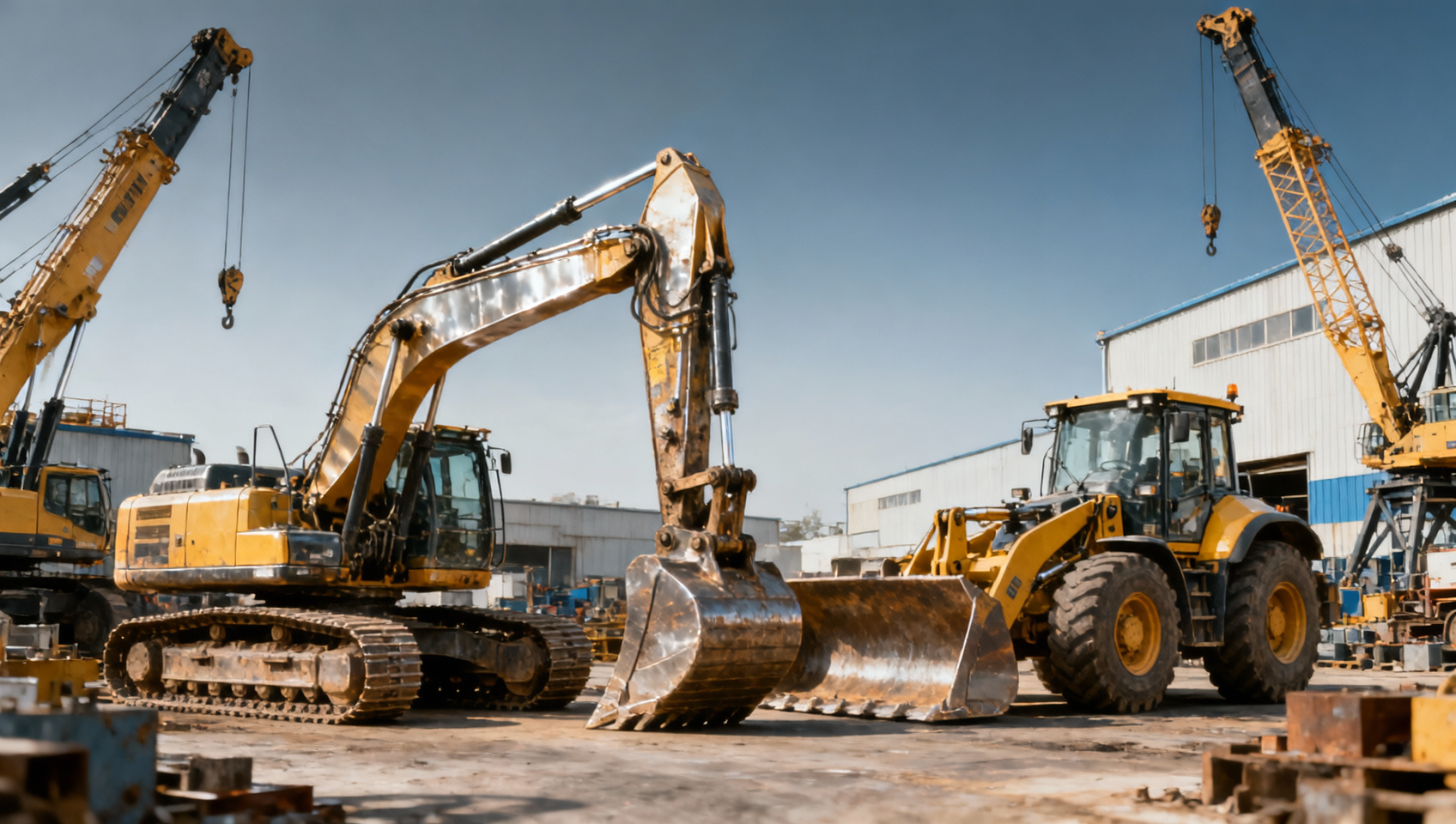 Construction machinery news reveals a sharper used equipment gap