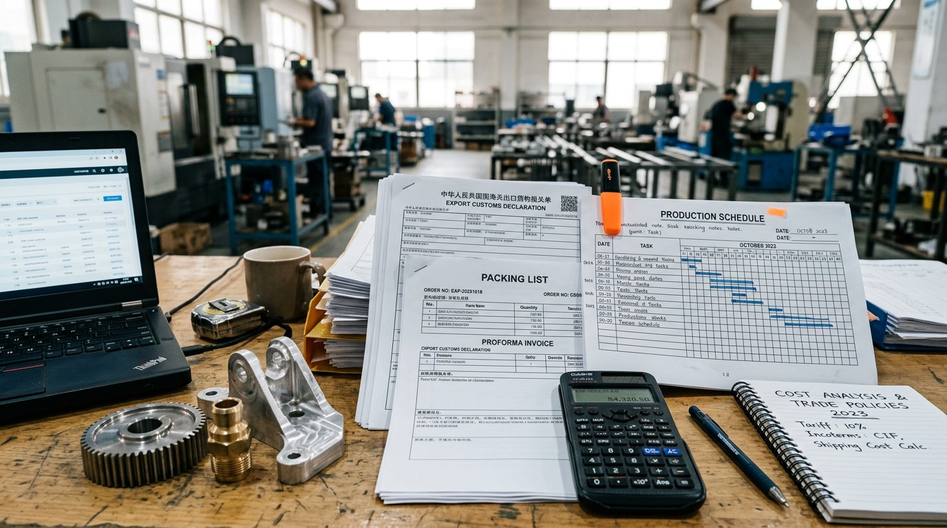 How Export Trade Policy Affects Factory Order Planning