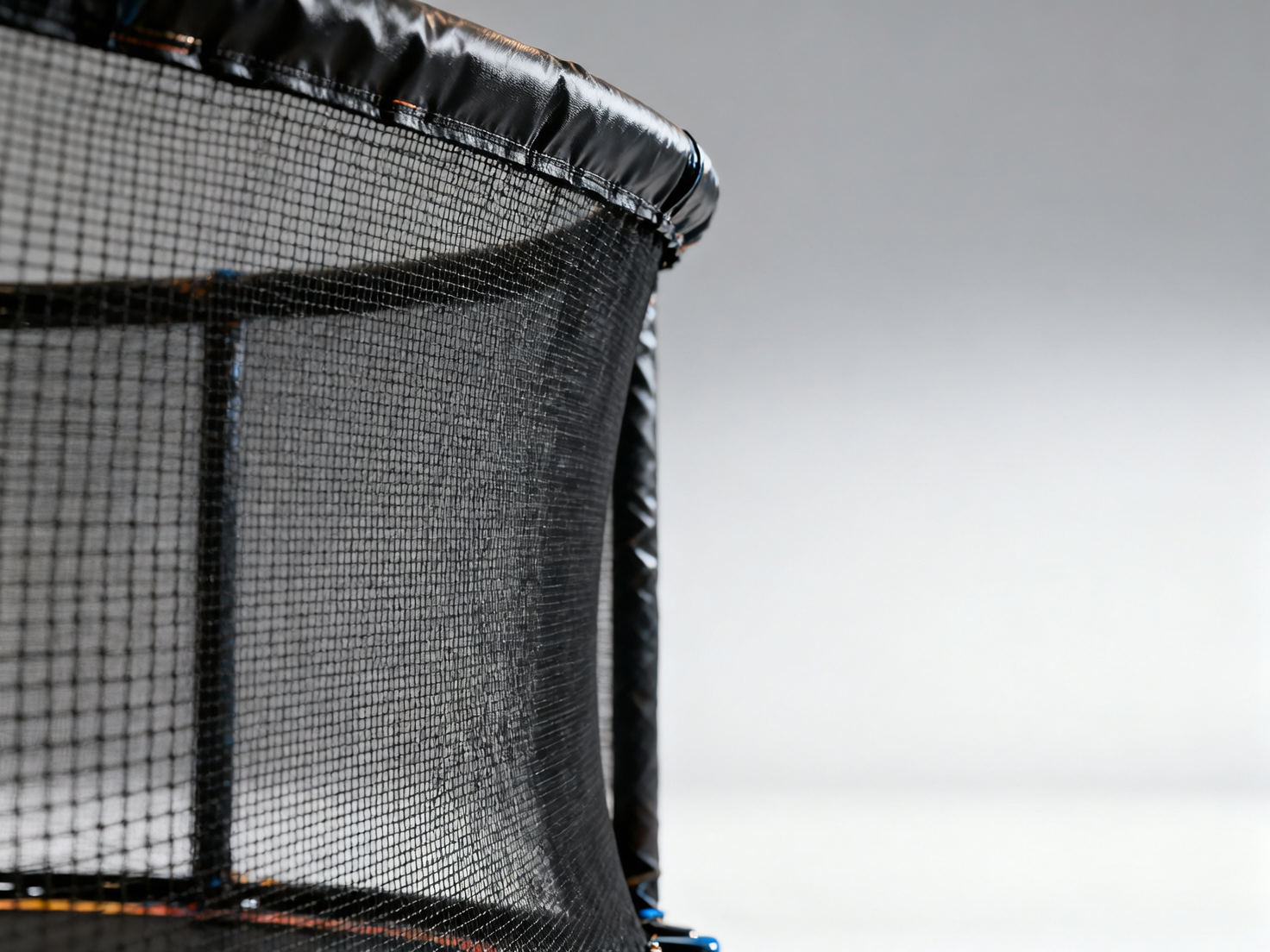 Trampoline park netting that looks premium—until the third season