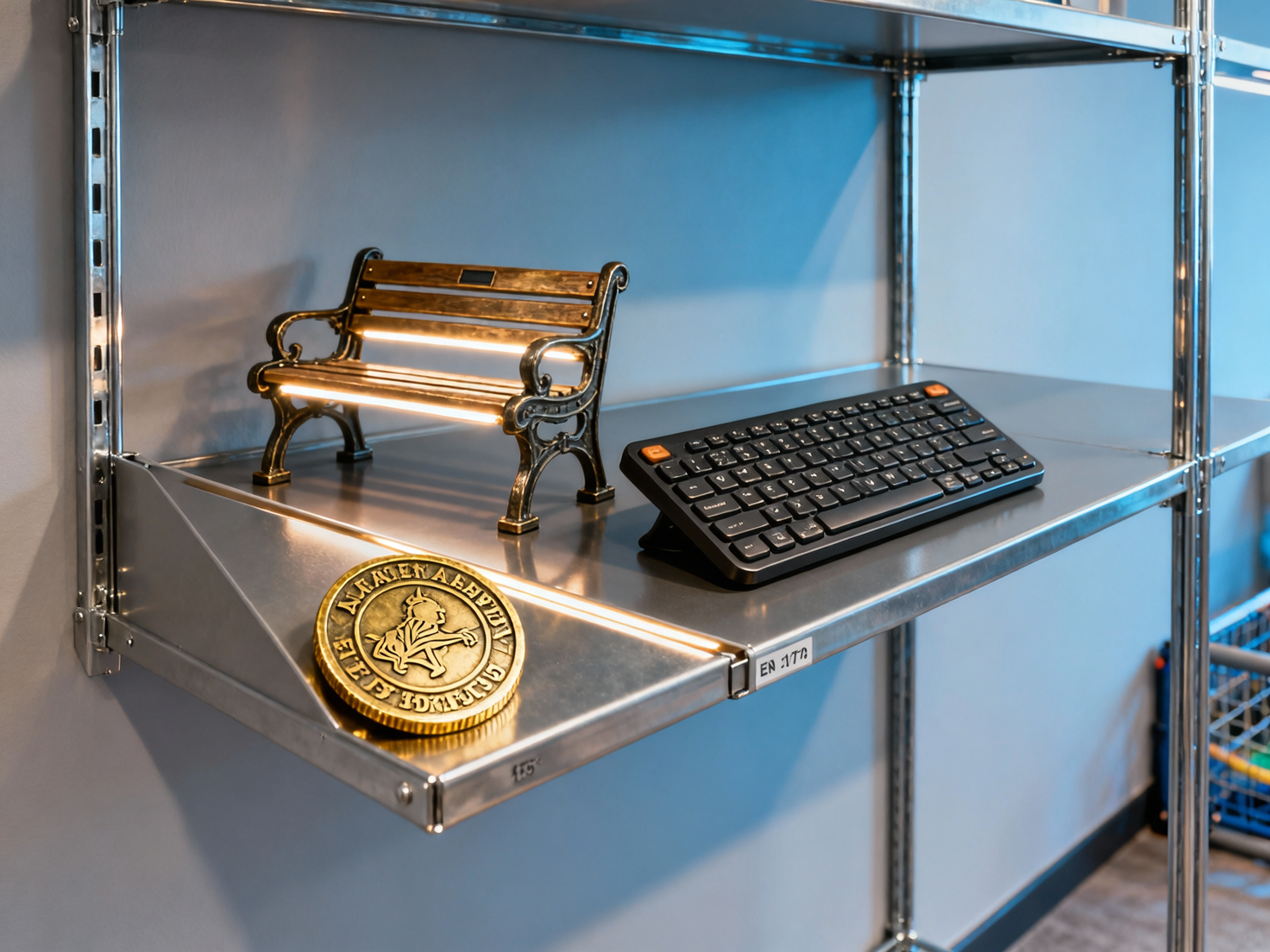 Luxury accessories displayed in open shelving: perceived prestige vs. actual loss rate