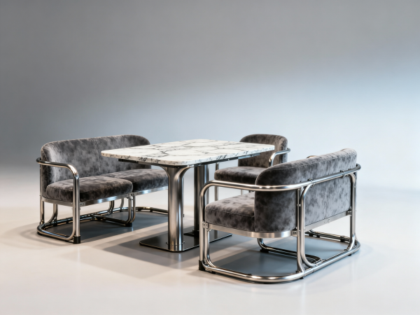 Restaurant furniture ordered for 'luxury aesthetic'—then reconfigured three times before opening