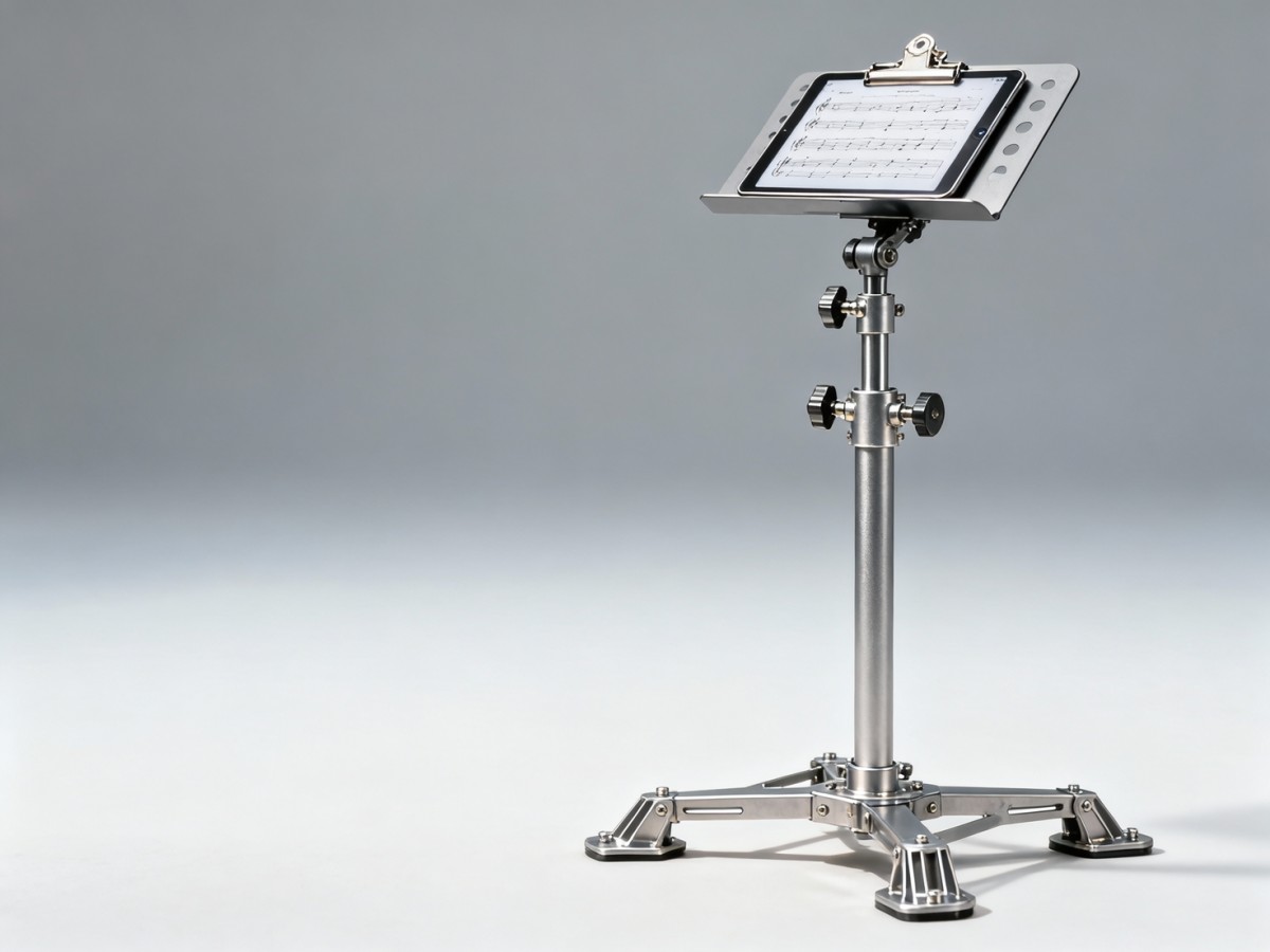 Music stands shipped for touring ensembles often fail vibration resistance tests on arrival