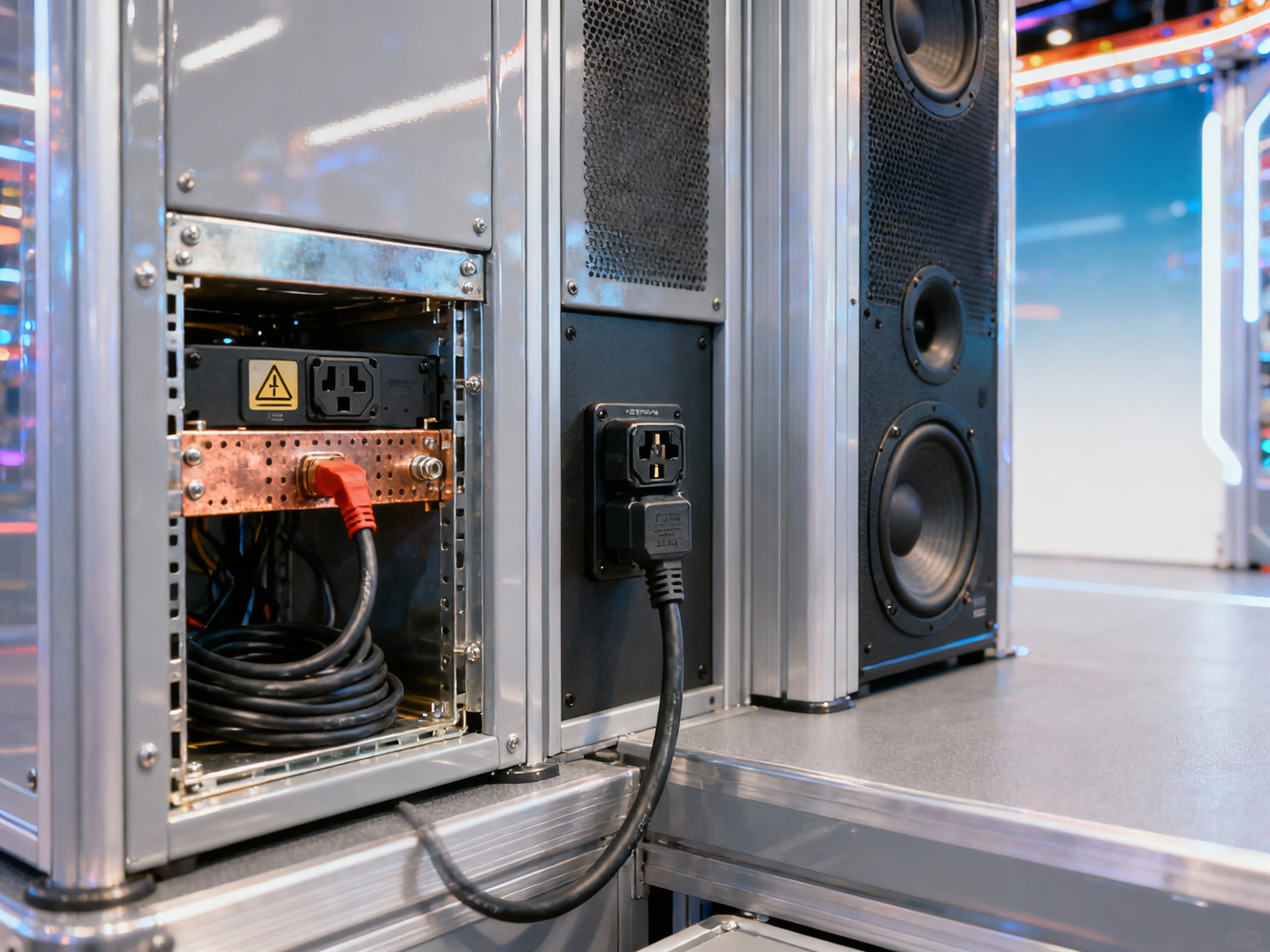 DJ equipment bundled for venue packages often lacks proper grounding — a fire code red flag