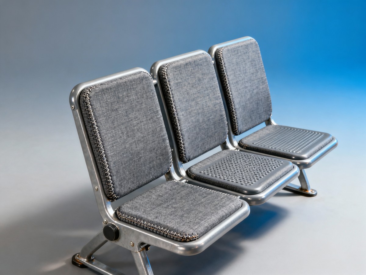 Hotel chairs with ‘hotel-grade’ upholstery—showing seam separation after 18 months of daily guest use