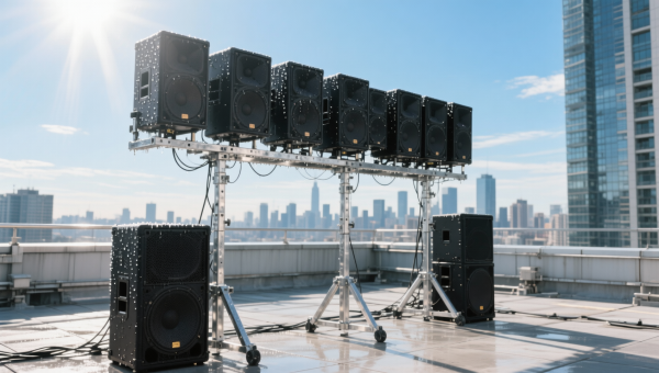 Live sound equipment specs don’t reflect how it actually behaves in open-air rooftop venues