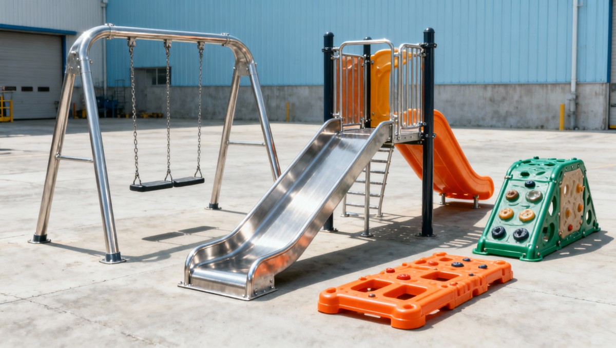 Playground components sourced from Tier-2 factories often pass lab tests—but fail field stress cycles