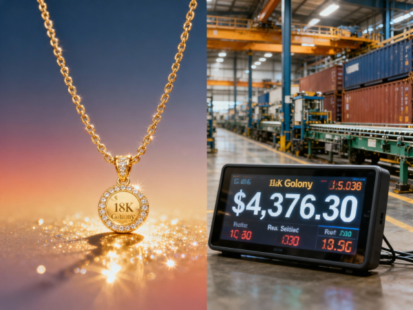 International Gold Price Hits $4,376.30/Oz on March 26, Pressuring China's Jewelry Export Costs - Overseas Wholesalers Urged to Reassess Q2 Procurement Strategies