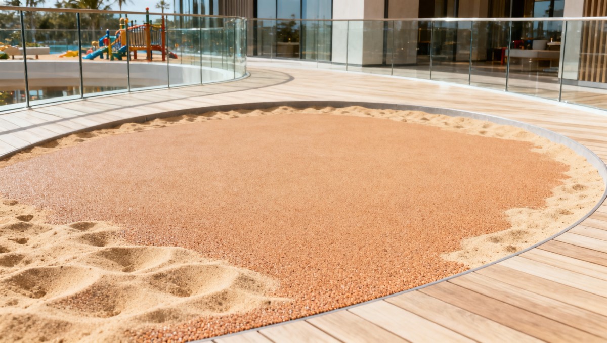 Sensory playground surfaces that pass ADA compliance—but still feel like sand to kids