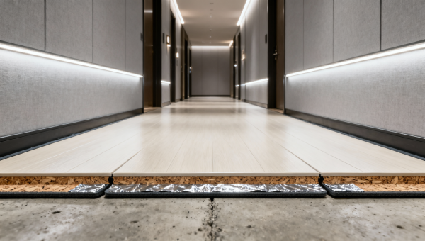 Soundproofing materials that actually reduce footfall noise in corridors