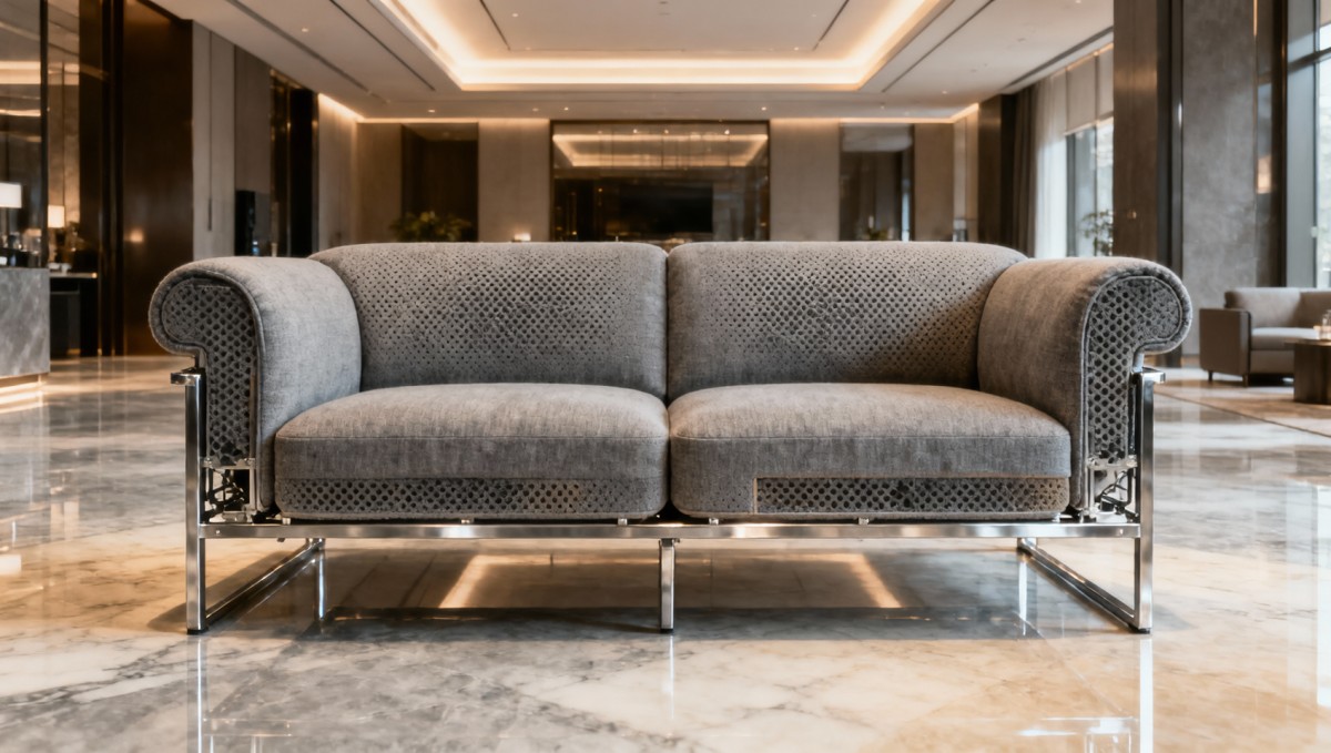 Why some hotel sofas absorb voice but amplify HVAC hum