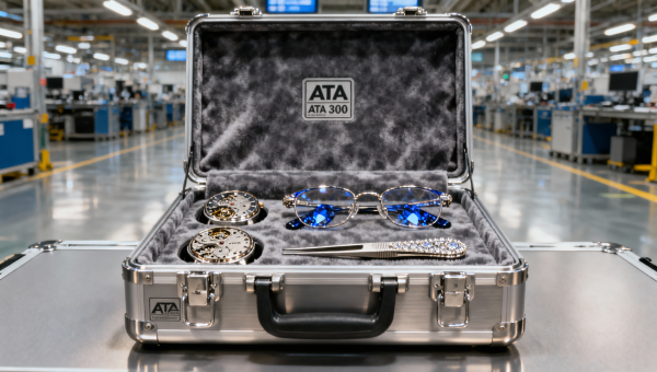 Instrument cases built for air freight — not just showroom aesthetics