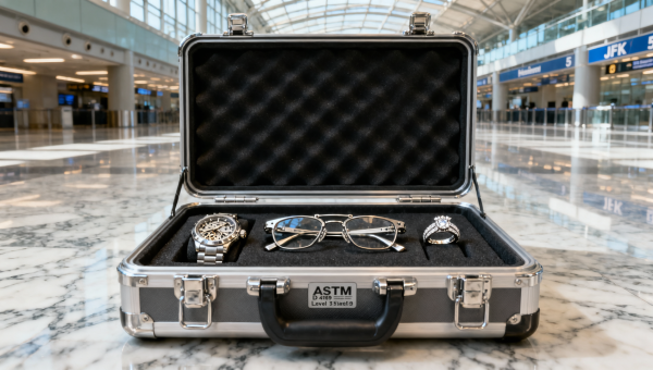 Instrument cases labeled ‘flight-approved’ — but rejected at three major hubs