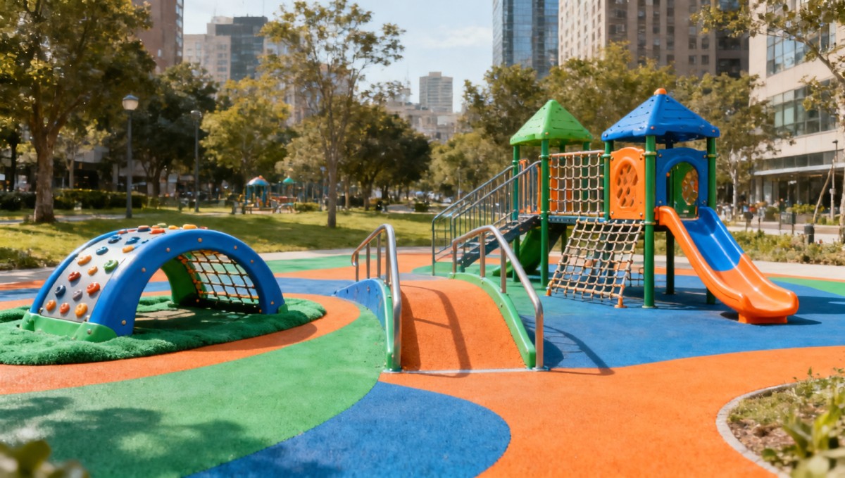 Playground planning for mixed-age zones: where ADA compliance and developmental safety clash