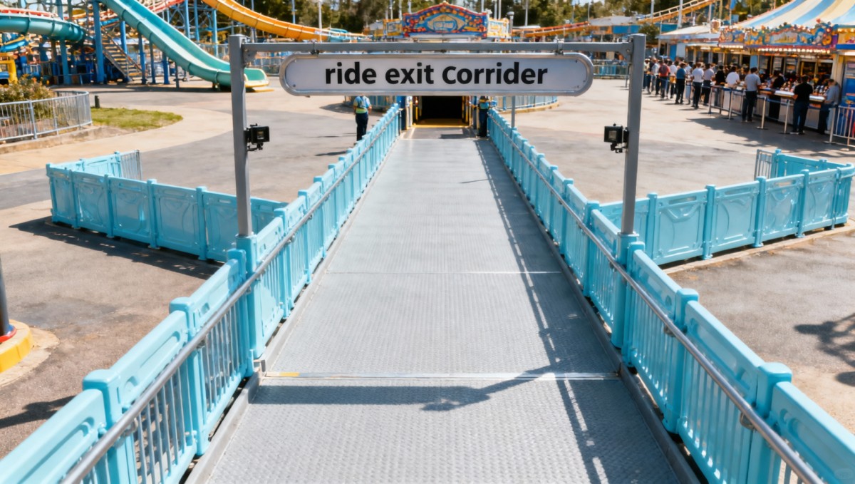 Amusement park signage placement that violates sightline rules — even when it looks ‘right’