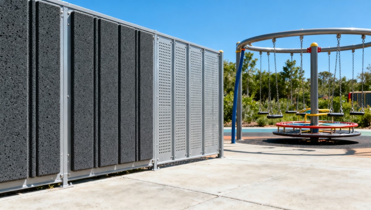 Soundproofing materials that don’t fail when installed near high-traffic playground zones