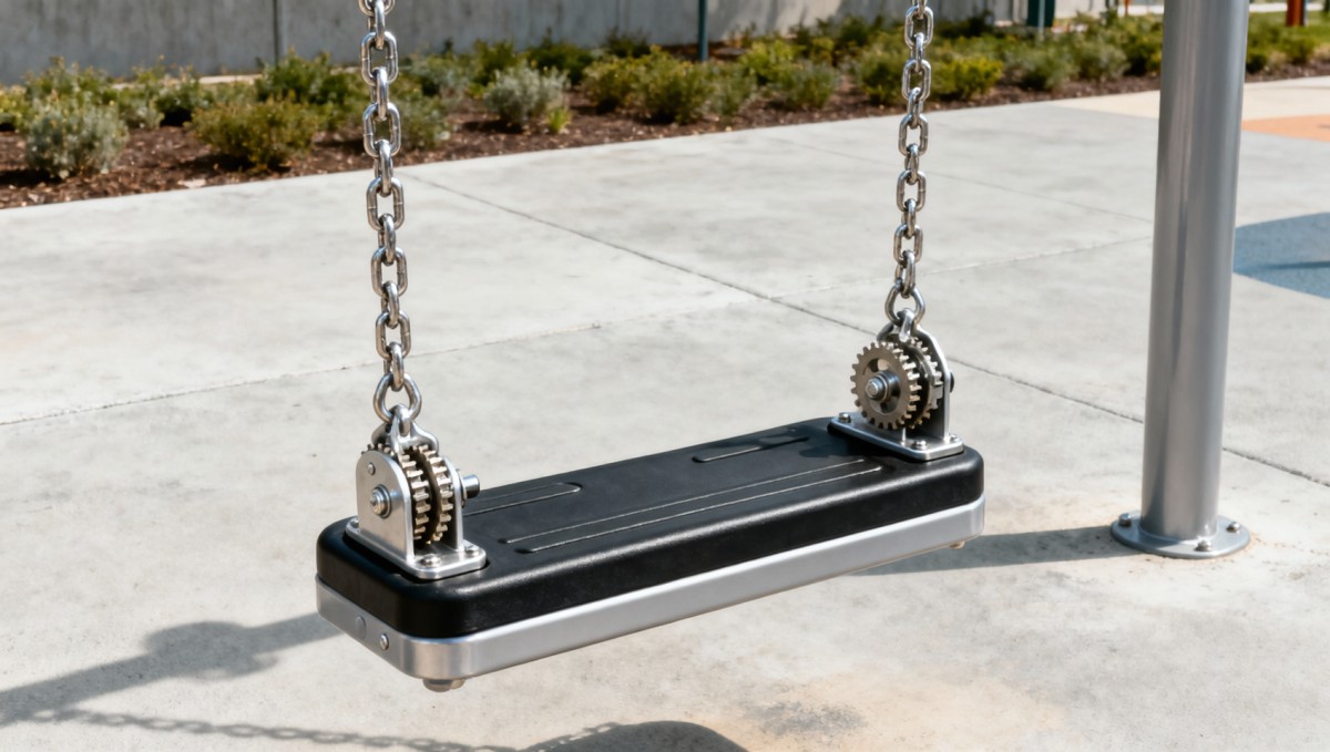 Playground swings with adjustable height mechanisms—how many survive beyond 2 seasons?