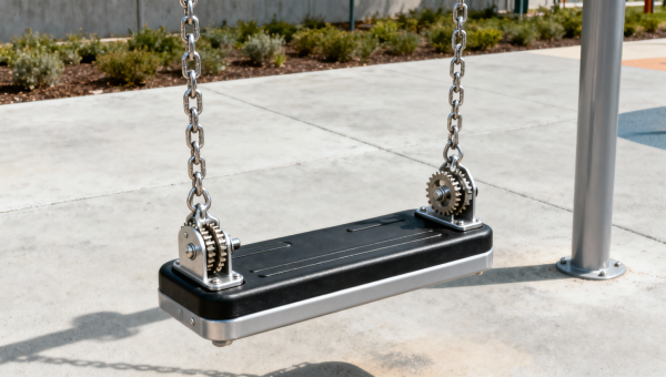 Playground swings with adjustable height mechanisms—how many survive beyond 2 seasons?