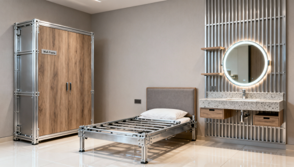 Hotel room furniture layouts that cut installation time by 40%