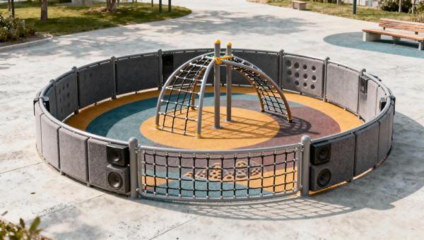 Sensory playground layouts that ignore acoustics: Why sound balance matters more than color coding
