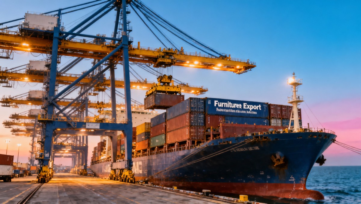 China Furniture Export Freight Index Rises 18.3% in April 2026