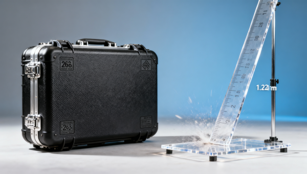 Instrument cases advertised as 'military-grade'—what shock test standard do they actually meet?