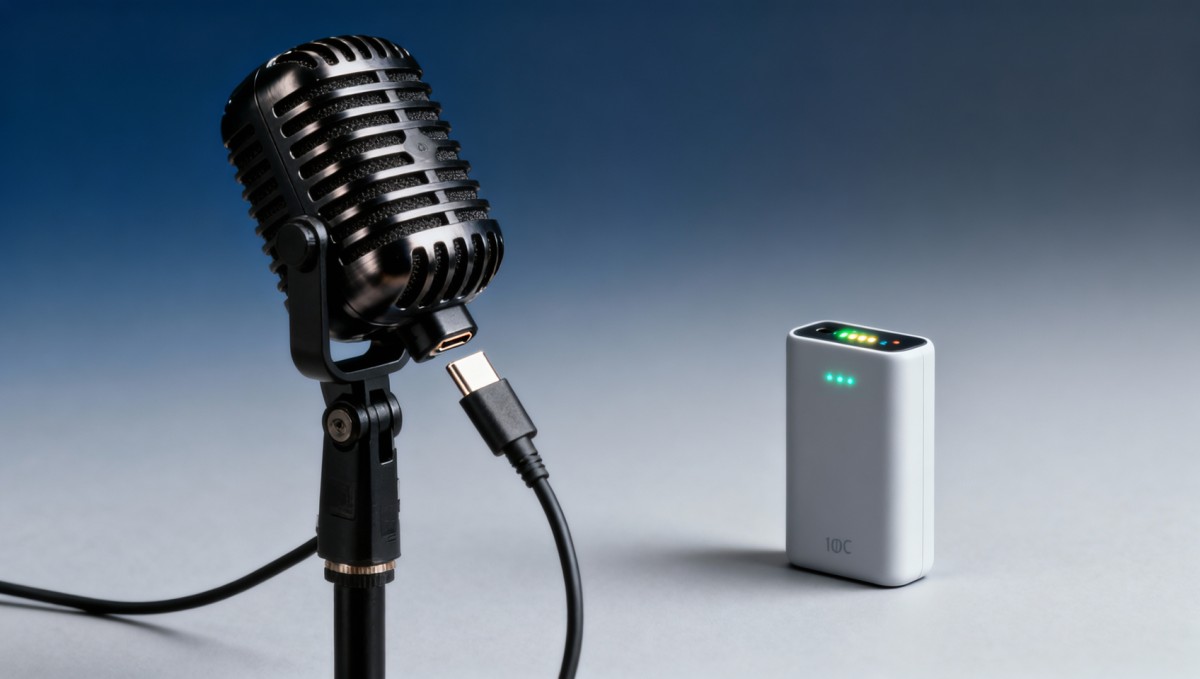 Microphone systems using USB-C power delivery—can they run off a 10W portable charger?