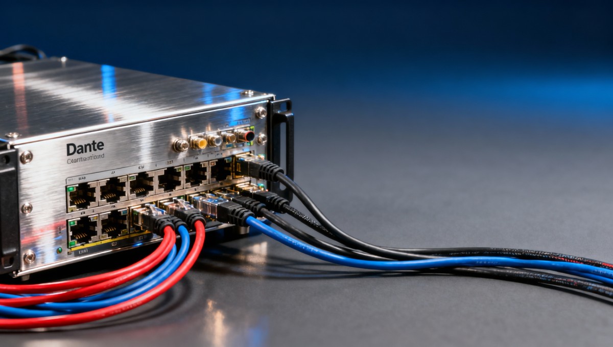 Commercial sound systems with Dante support—do they require certified switches to avoid dropouts?