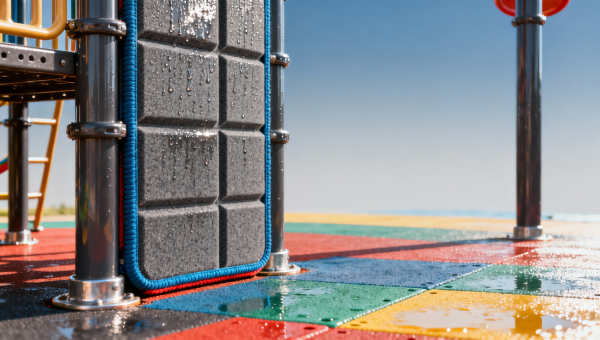 Soundproofing materials marketed for playgrounds—but tested only in studios