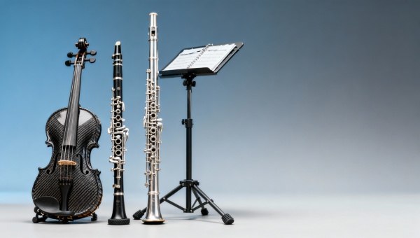 Orchestral instruments made for touring durability