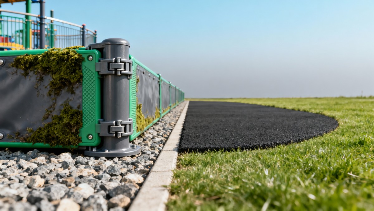 Playground borders that actually stop erosion — not just look good