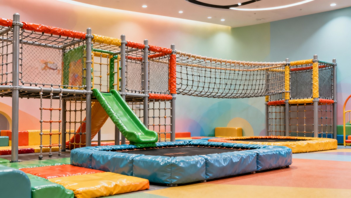 Indoor playground equipment that wears out faster than expected