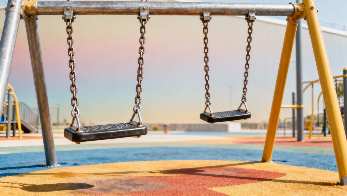 Why playground swings fail early at busy public sites
