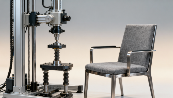 Hotel chairs rated for 100,000 cycles—but tested how?