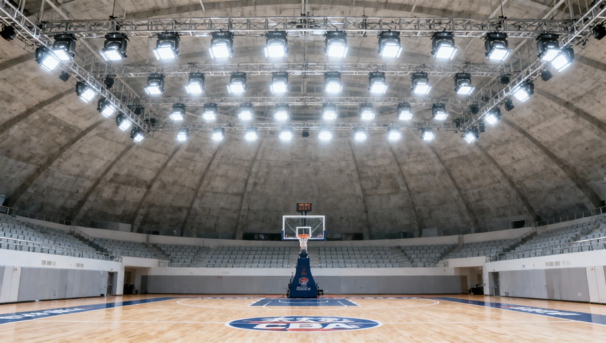 Guangdong vs. Shanxi CBA Game Highlights Domestic Smart Arena Lighting
