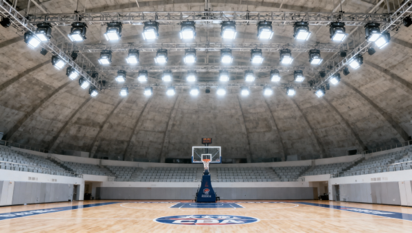 Guangdong vs. Shanxi CBA Game Highlights Domestic Smart Arena Lighting