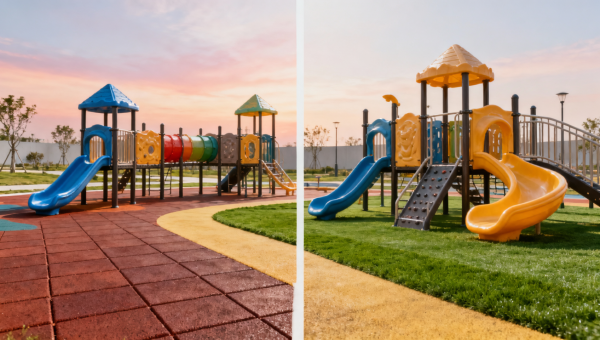 Playground Surfacing Options Compared