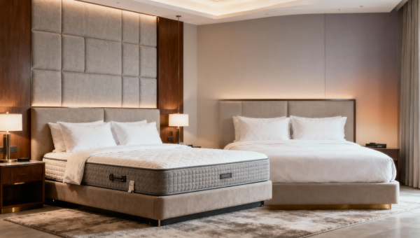 Hotel beds that reduce complaints about sleep quality