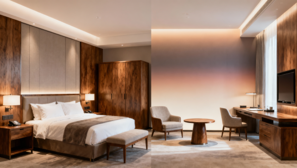 Hotel room furniture packages that cut design mismatch