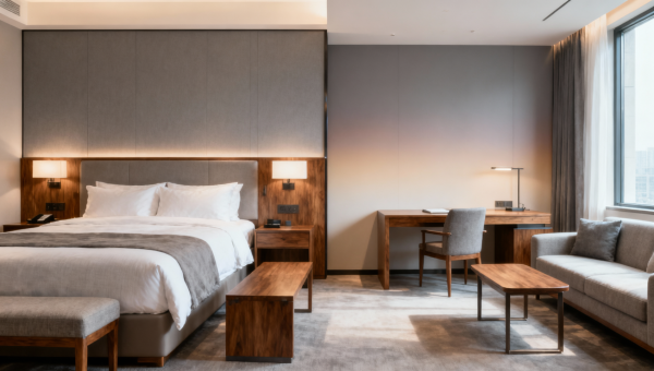 Why hotel room furniture wears unevenly after opening