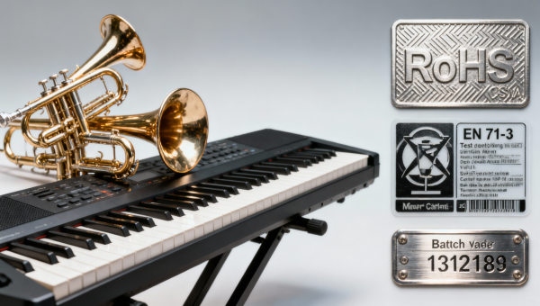Musical instruments manufacturer compliance: EU RoHS vs. US CPSIA documentation gaps
