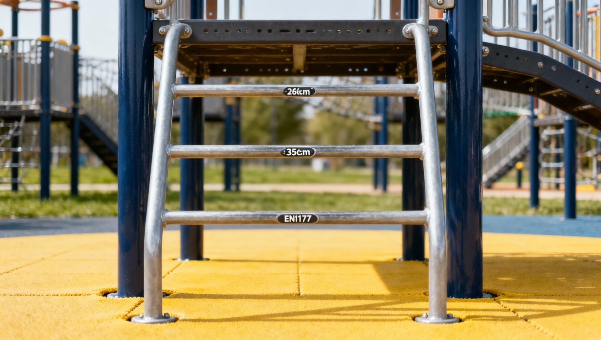 Playground climbers built for 5–12 year olds—yet most injuries happen at the first rung Playground climbers built for 5–12 year olds—yet most injuries happen at the first rung