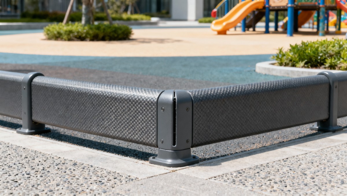 Playground borders that don’t crack under freeze-thaw cycles—or liability claims Playground borders that don’t crack under freeze-thaw cycles—or liability claims