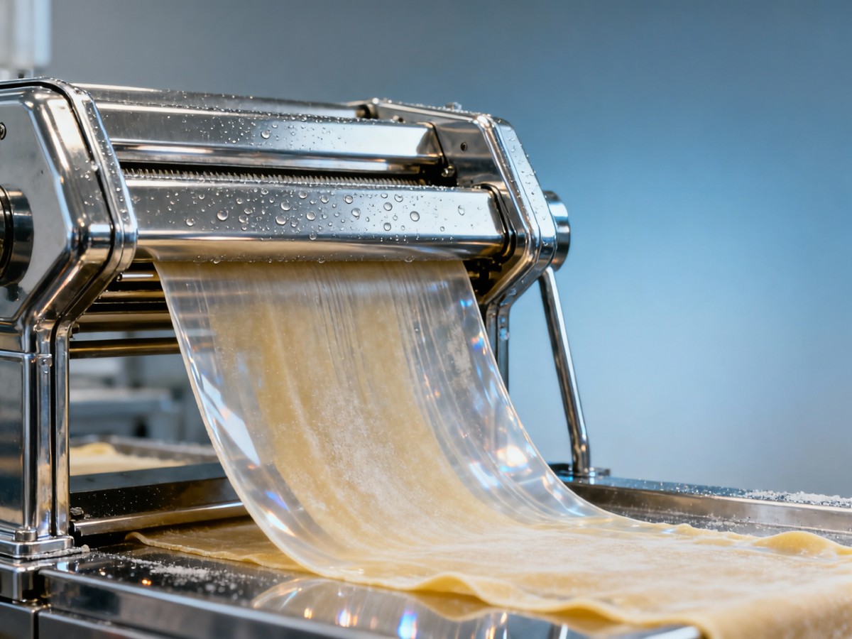 Pasta making machine commercial models with dual-drive systems still underperform on gluten-rich doughs