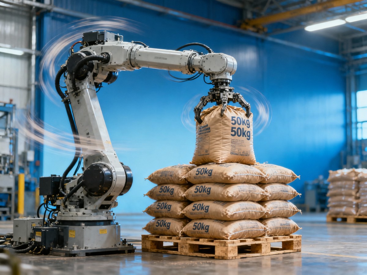 Robot palletizers for feed bags: When automation pays off fastest Robot palletizers for feed bags: When automation pays off fastest