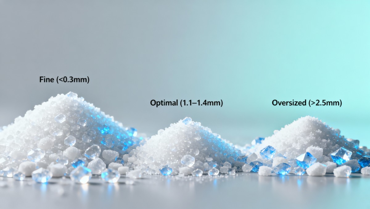Industrial grade urea isn’t just about nitrogen content — why particle size distribution changes handling costs