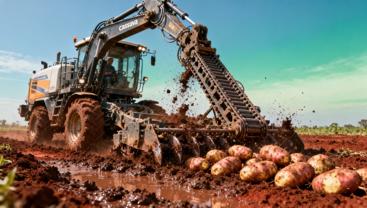 Cassava harvesting machines fail more often than expected—here’s why