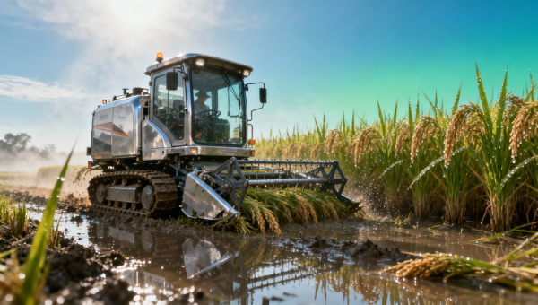 Mini rice harvester machine: Can it handle wet paddy without clogging—tested in 2026