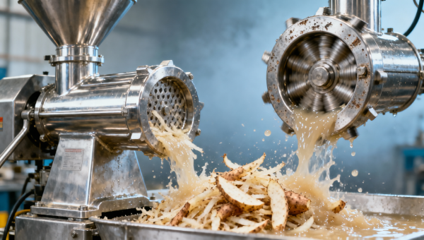 Cassava grating machines wear faster than expected—material choice vs. moisture content Cassava grating machines wear faster than expected—material choice vs. moisture content