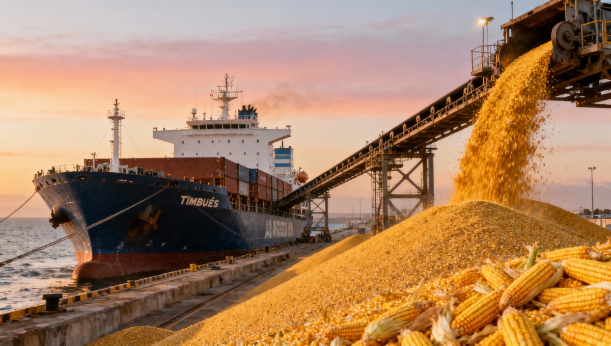 Argentina's First Corn Export to China: 34,000 Tons Shipped to Meet Feed Demand Argentina's First Corn Export to China: 34,000 Tons Shipped to Meet Feed Demand